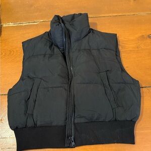 Men's Black Puffer Vest